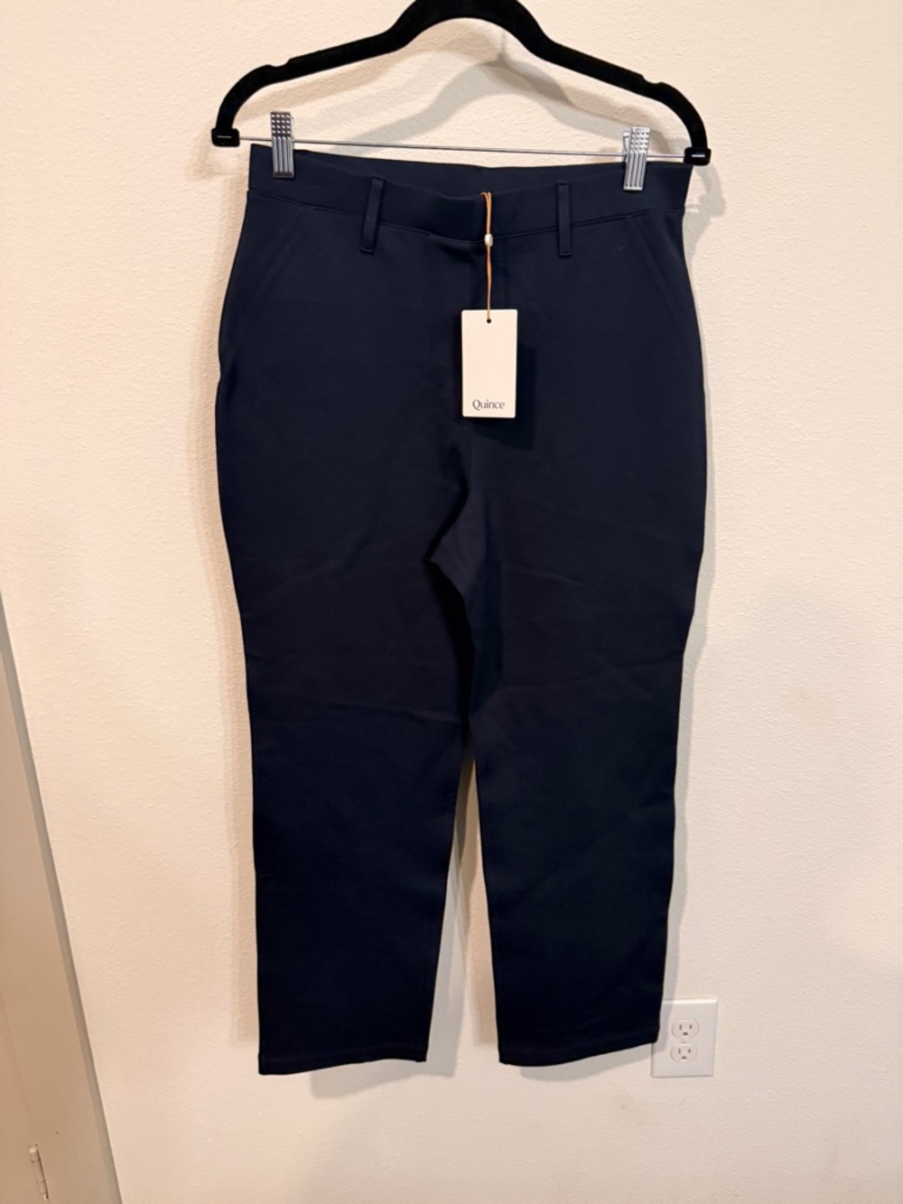 NWT Quince Women’s Navy Chino-Style Pants